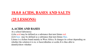 form 4 chemistry notes