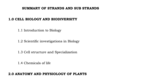 grade 10 Biology notes