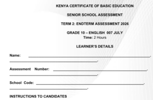 grade 10 English exam