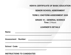 Grade 10 general science exams