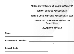 grade 10 mid term exam 2026