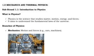 Grade 10 physics notes