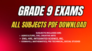 grade 9 exams
