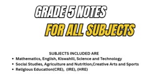 grade 5 notes