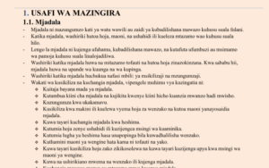 grade 9 kiswahili notes
