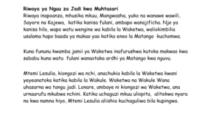 Nguu Za Jadi notes