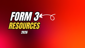 Form 3 mid term exams 2026